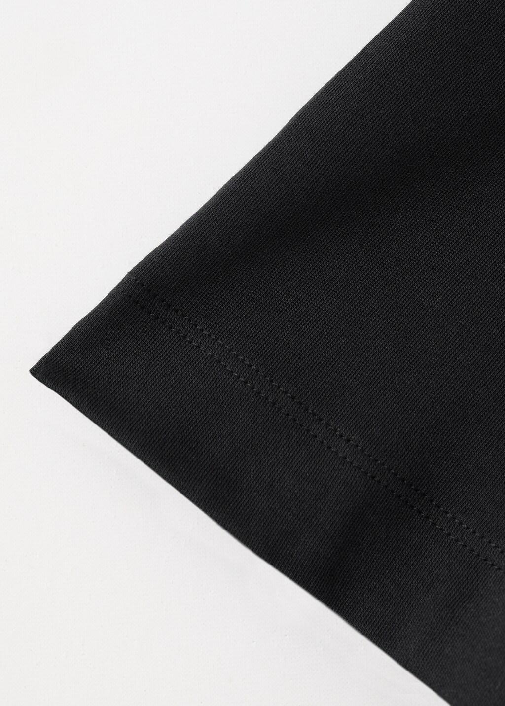 Black Regular Fit T-Shirt 200Gsm, Black, large image number 5