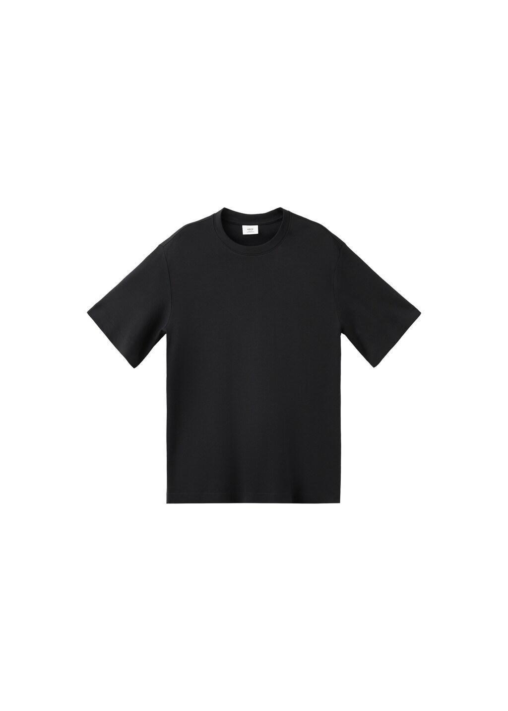 Black Regular Fit T-Shirt 200Gsm, Black, large image number 6