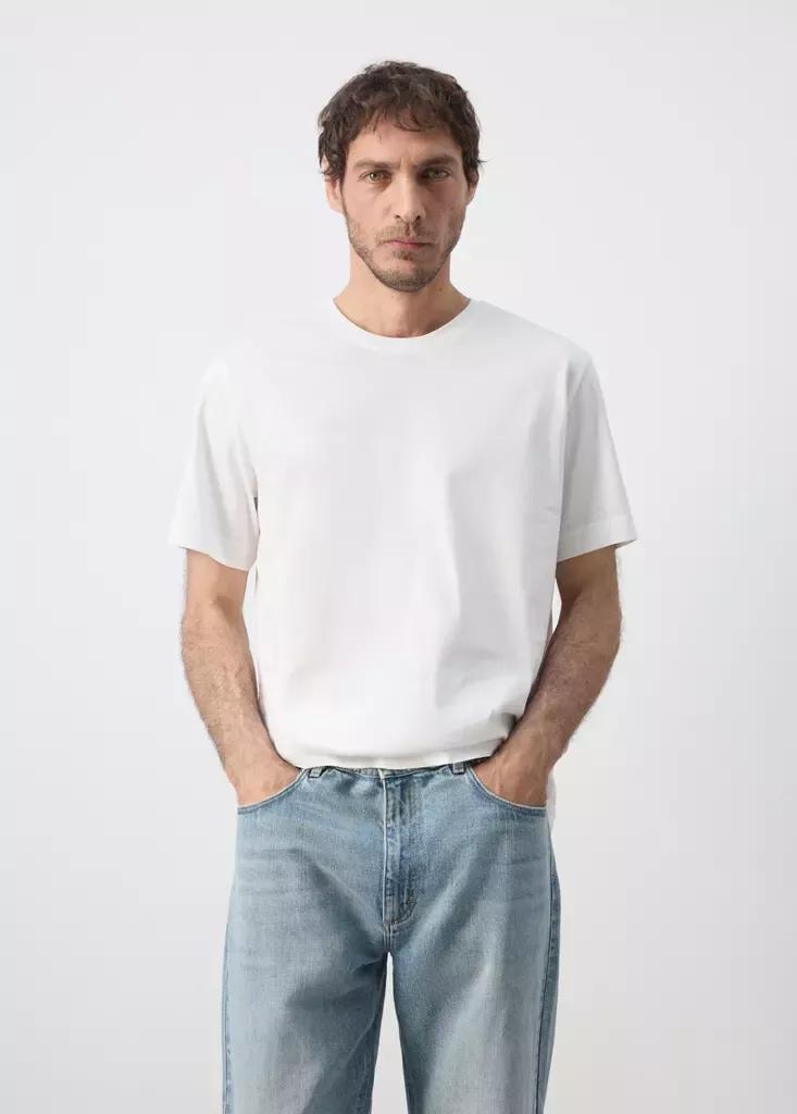 WHITE Regular fit T-shirt 190gsm, White, medium
