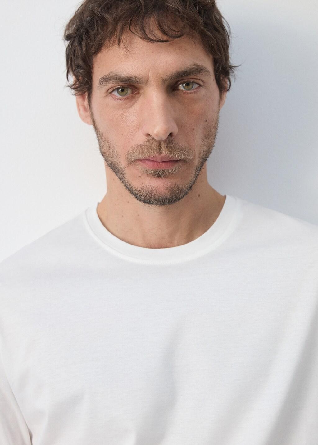WHITE Regular fit T-shirt 190gsm, White, large image number 4