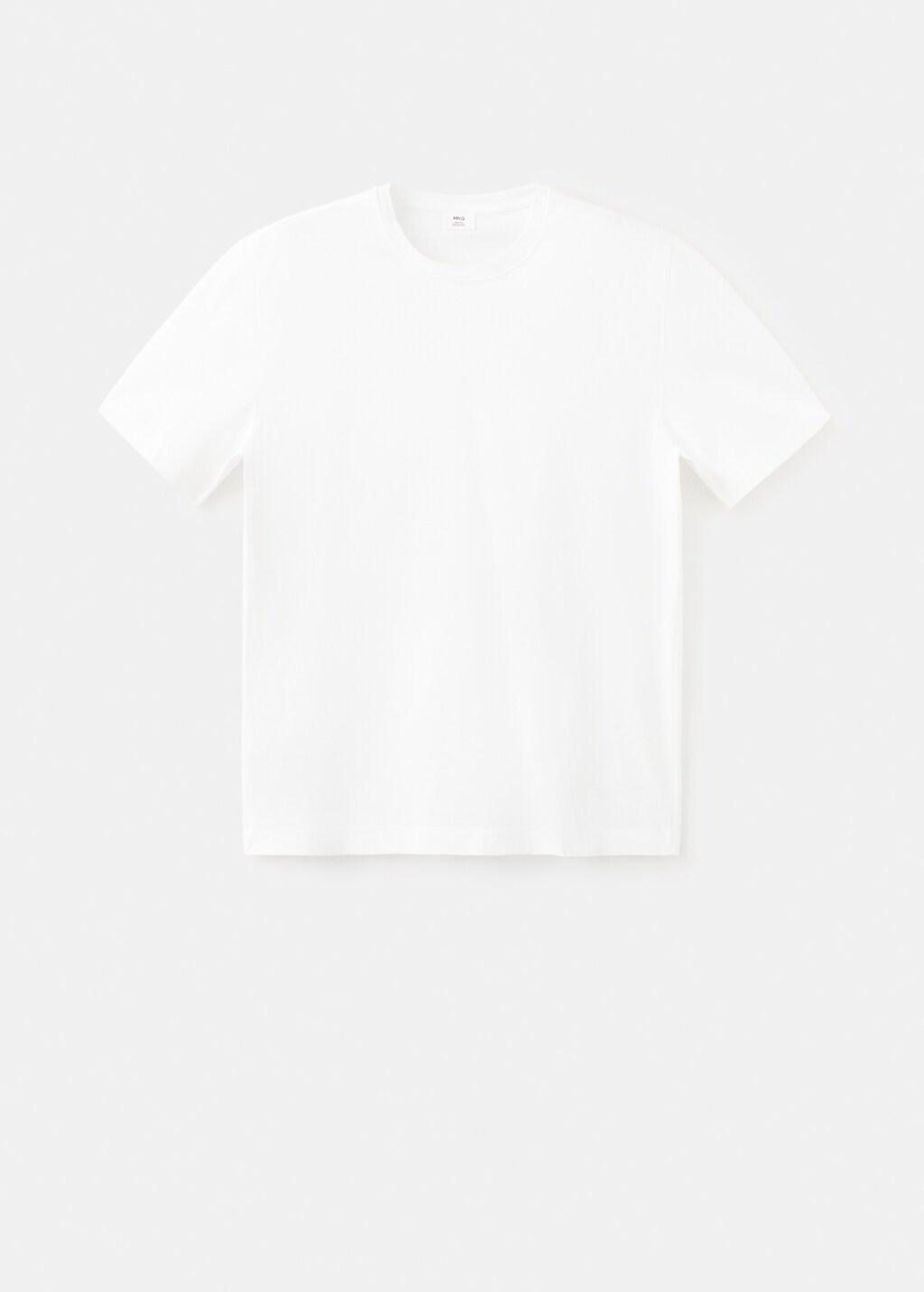 WHITE Regular fit T-shirt 190gsm, White, large image number 8