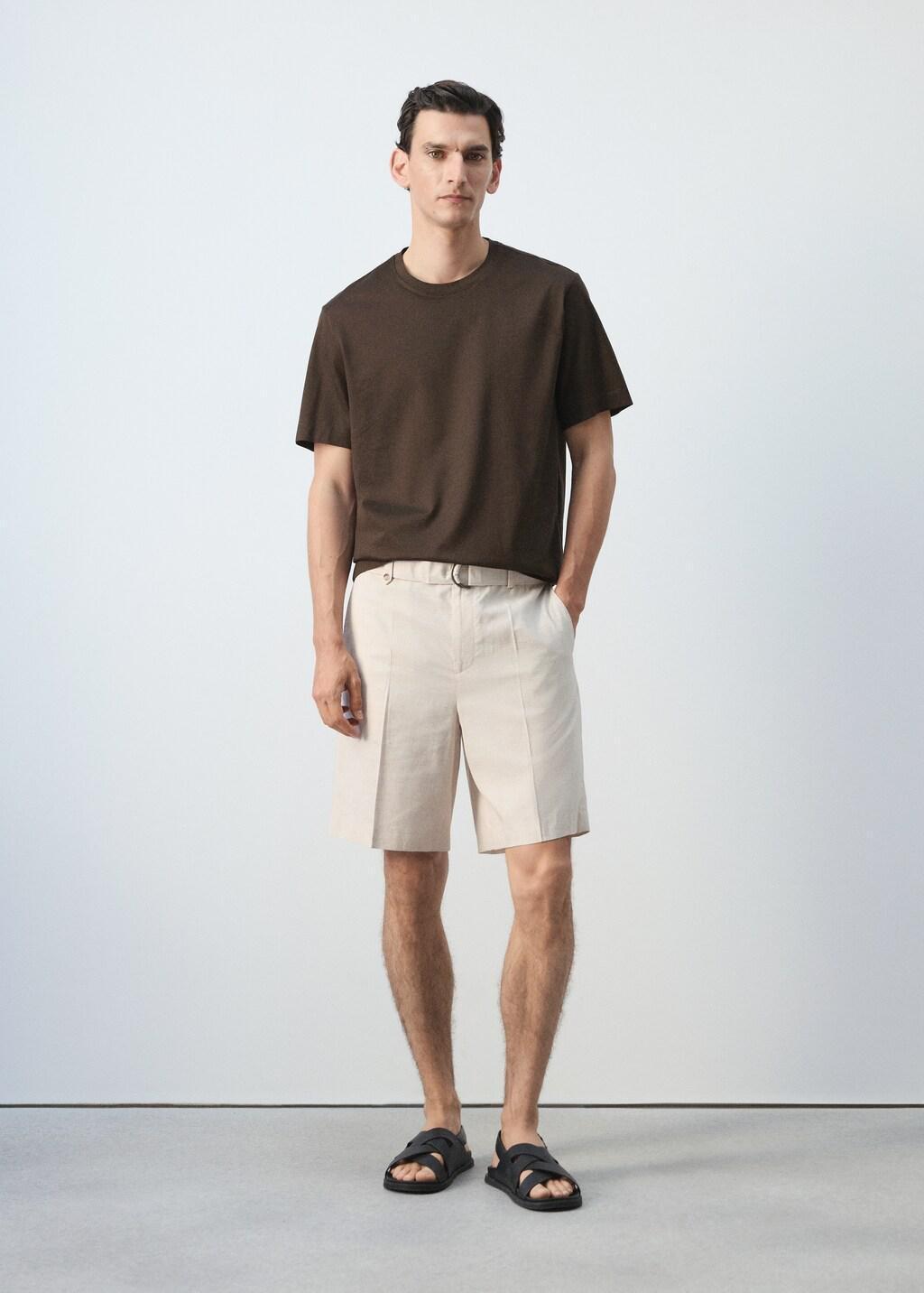 Brown Regular Fit T-Shirt 190Gsm, Brown, large image number 0
