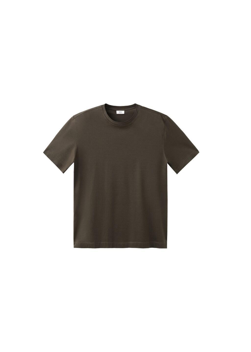 Brown Regular Fit T-Shirt 190Gsm, Brown, large image number 6