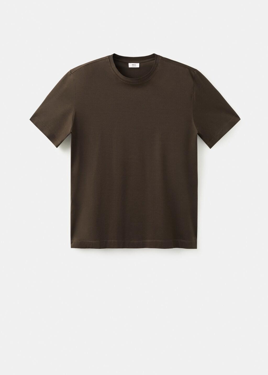 Brown Regular Fit T-Shirt 190Gsm, Brown, large image number 7