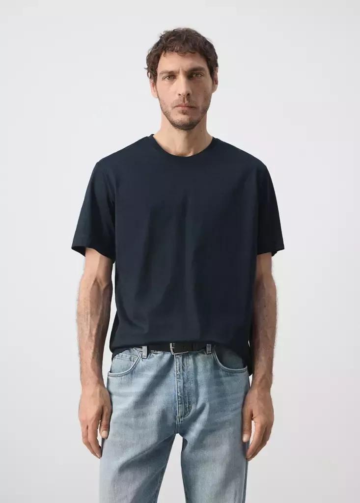 NAVY Regular fit T-shirt 190gsm, Navy, medium