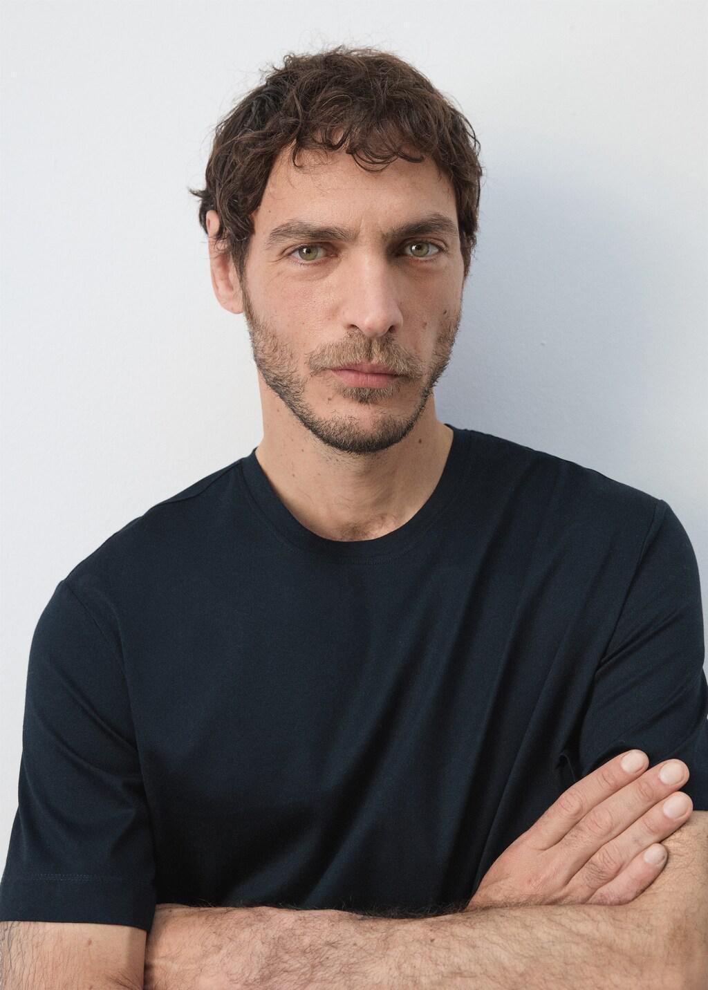 NAVY Regular fit T-shirt 190gsm, Navy, large image number 4