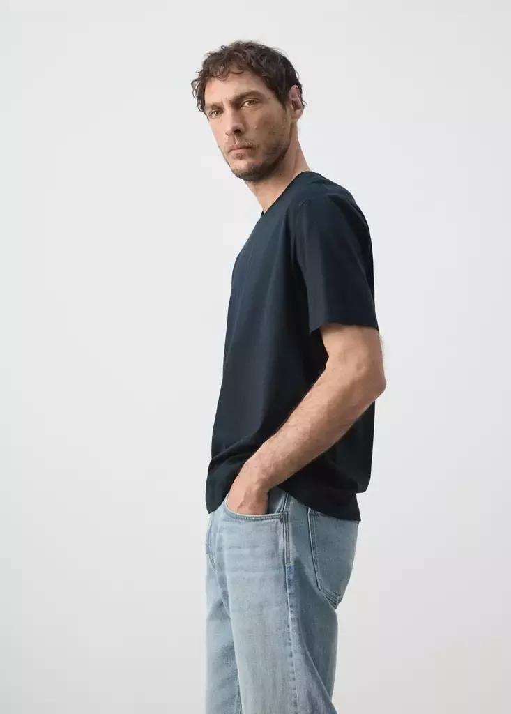 NAVY Regular fit T-shirt 190gsm, Navy, large image number 6