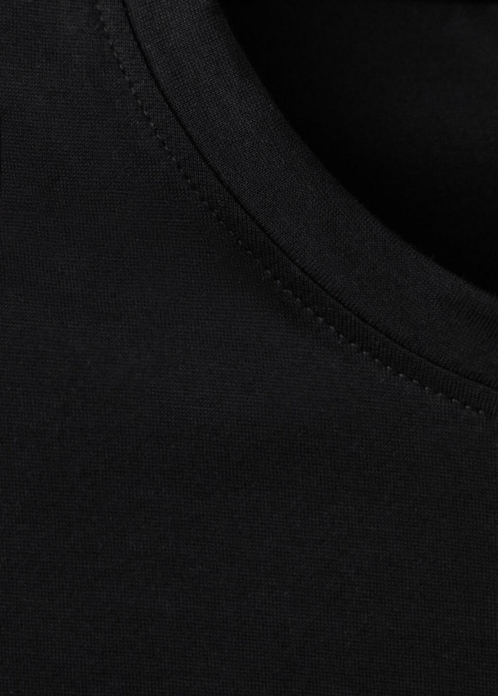 Black Regular Fit T-Shirt 190Gsm, Black, medium