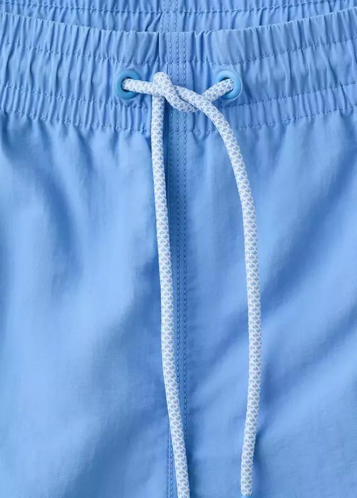 Blue Lt Pastel Basic Drawstring Swimsuit, Light-Pastel Blue, large image number 9