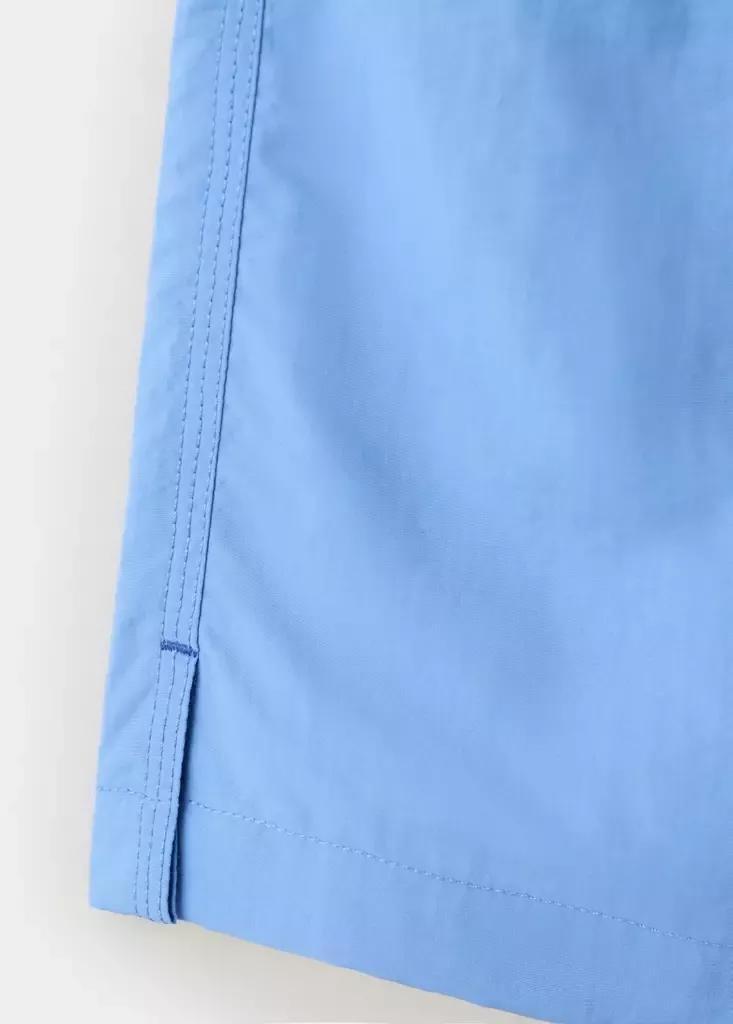 Blue Lt Pastel Basic Drawstring Swimsuit, Light-Pastel Blue, large image number 10