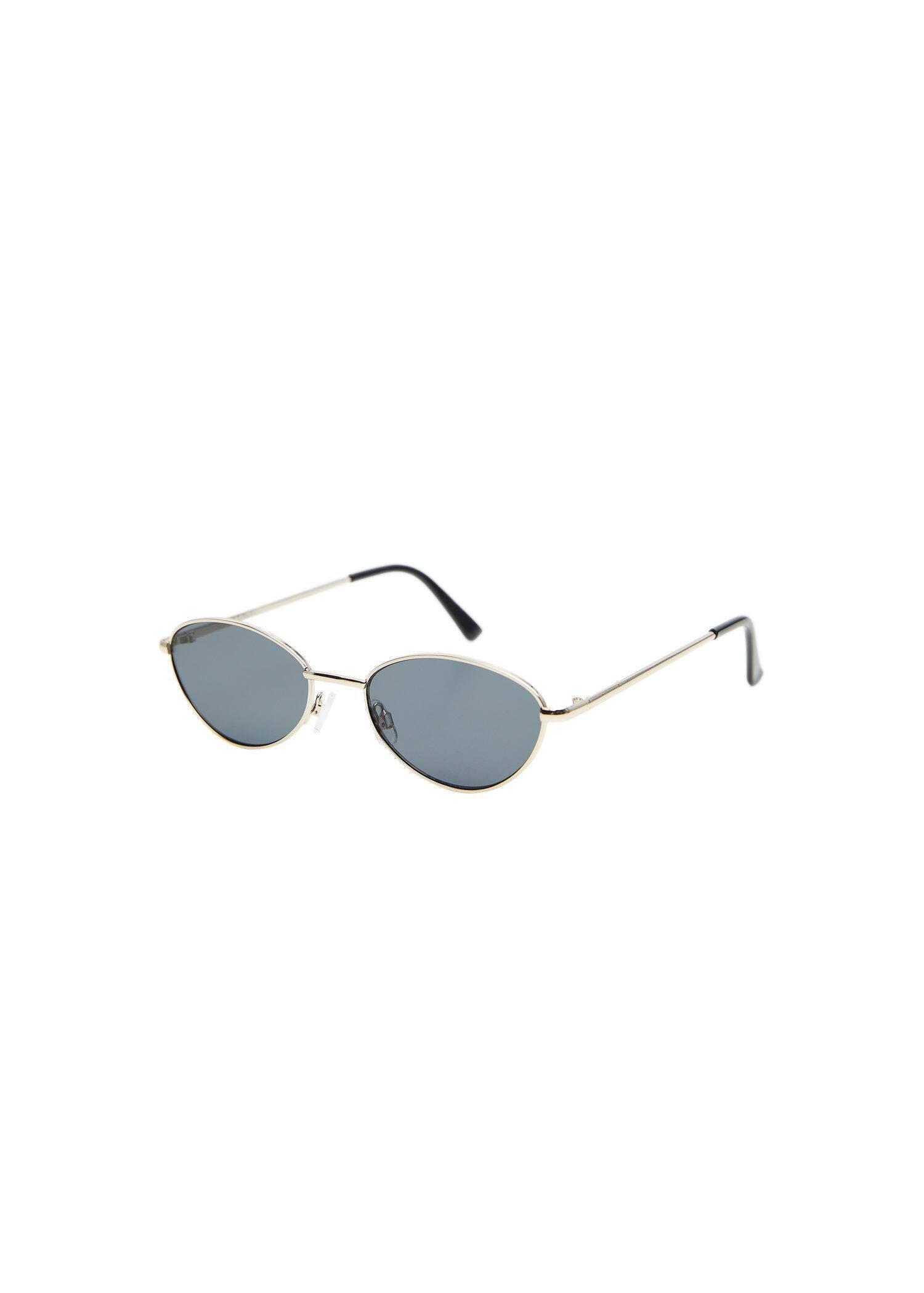 gold Metallic frame sunglasses, , large image number 0