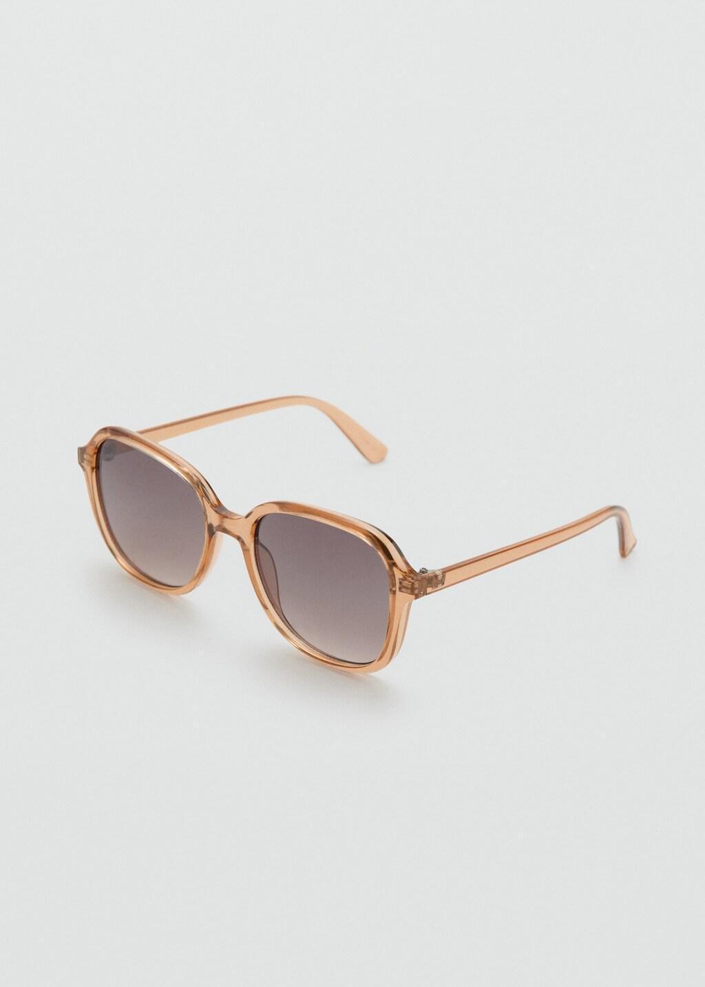 Pink Lt Pastel Squared Frame Sunglasses, Light-Pastel Pink, large image number 0