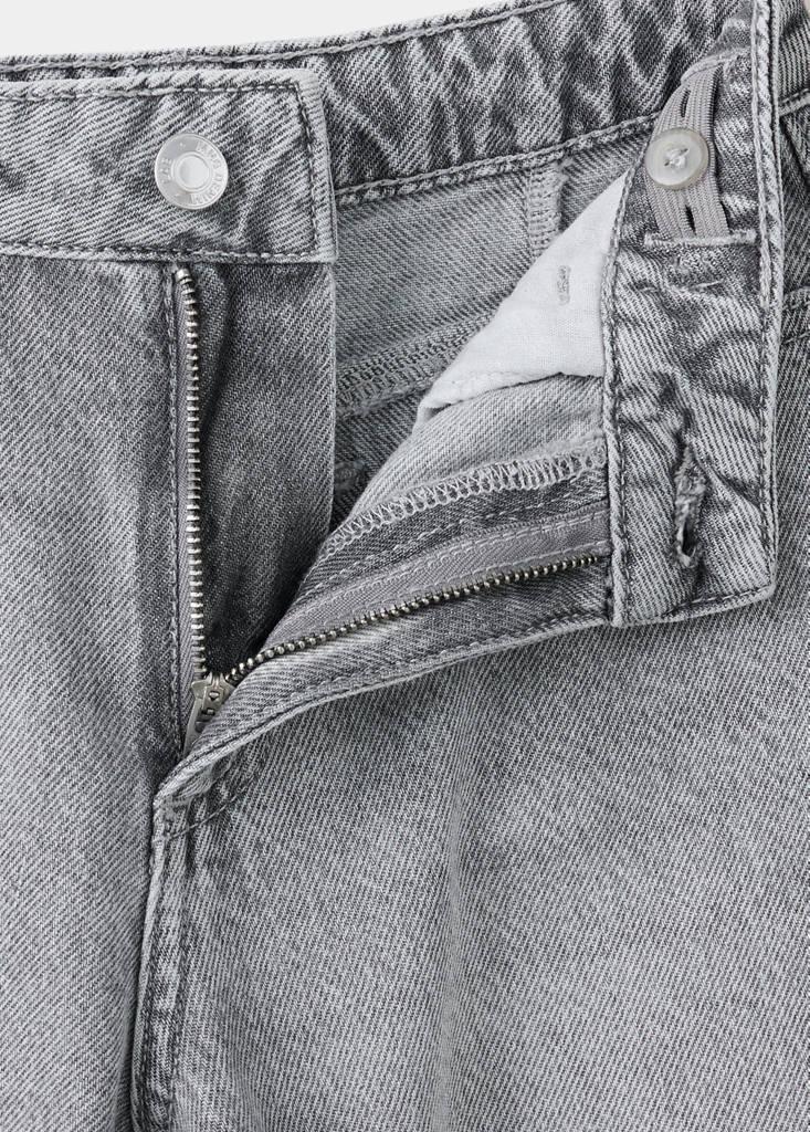 Grey Studded Culotte Jeans, Kids Girls, Open Grey, large image number 4
