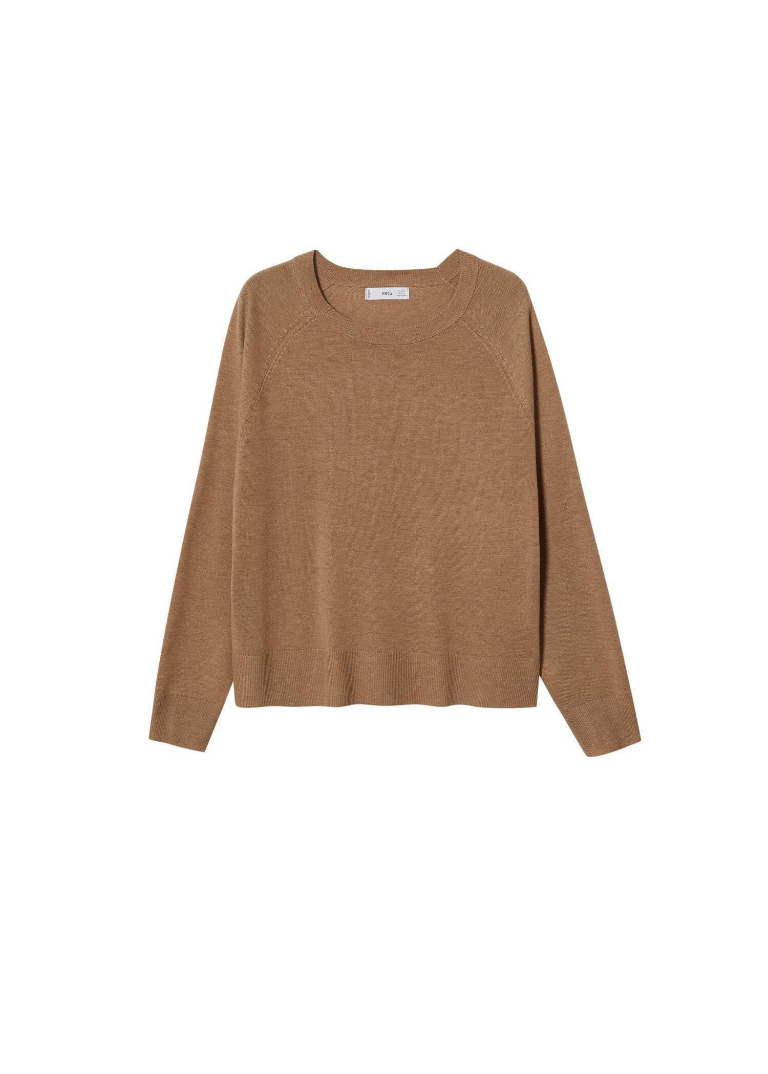 medium brown Fine-knit sweater, , large image number 7