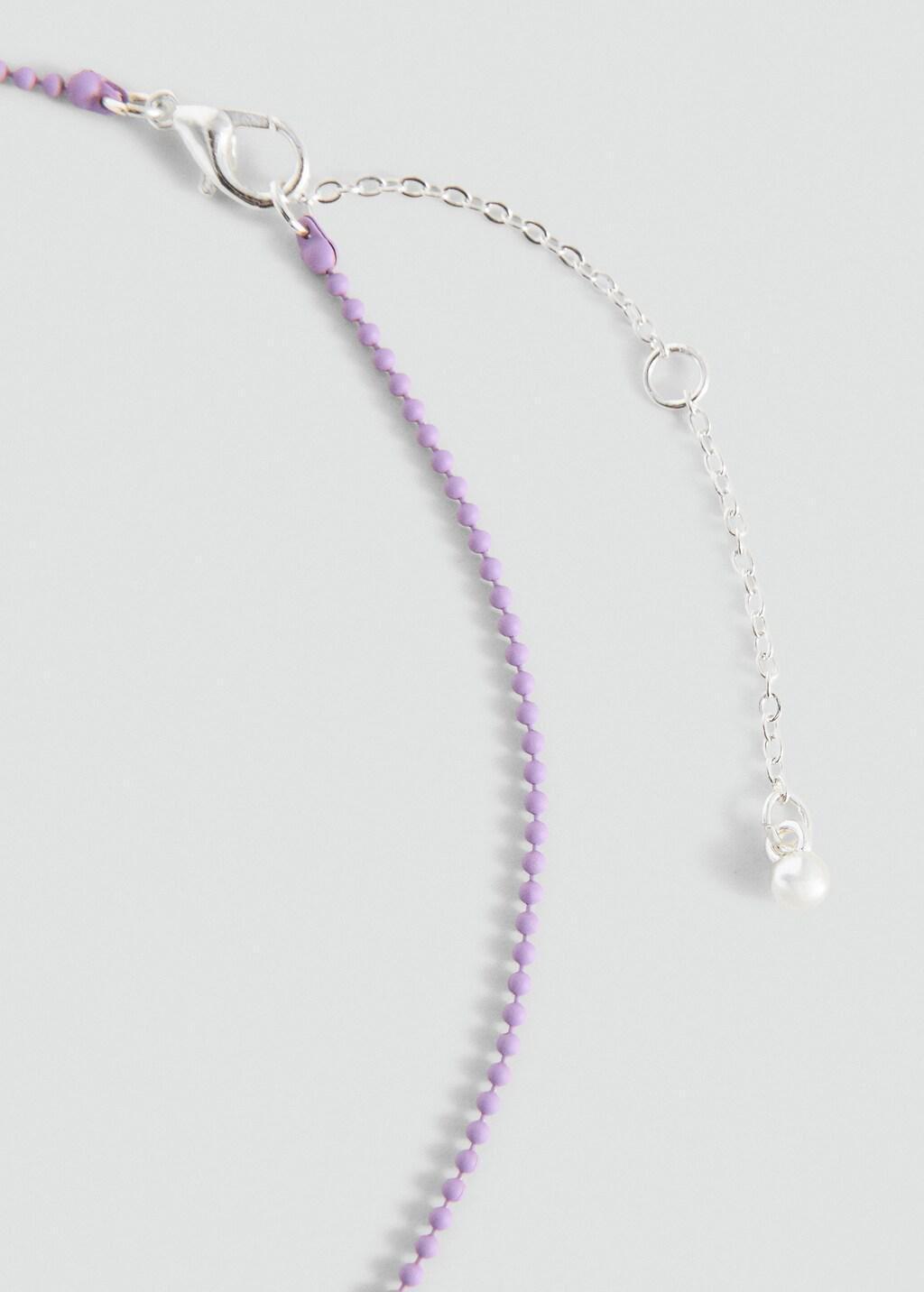 Purple Bear Pendant Necklace, Kids Girls, Light-Pastel Purple, medium