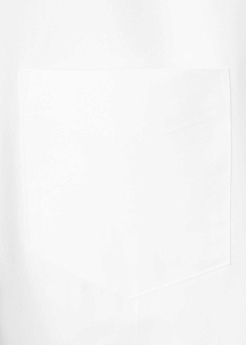 NATURAL WHITE Cropped shirt with pocket, Natural White, large image number 3
