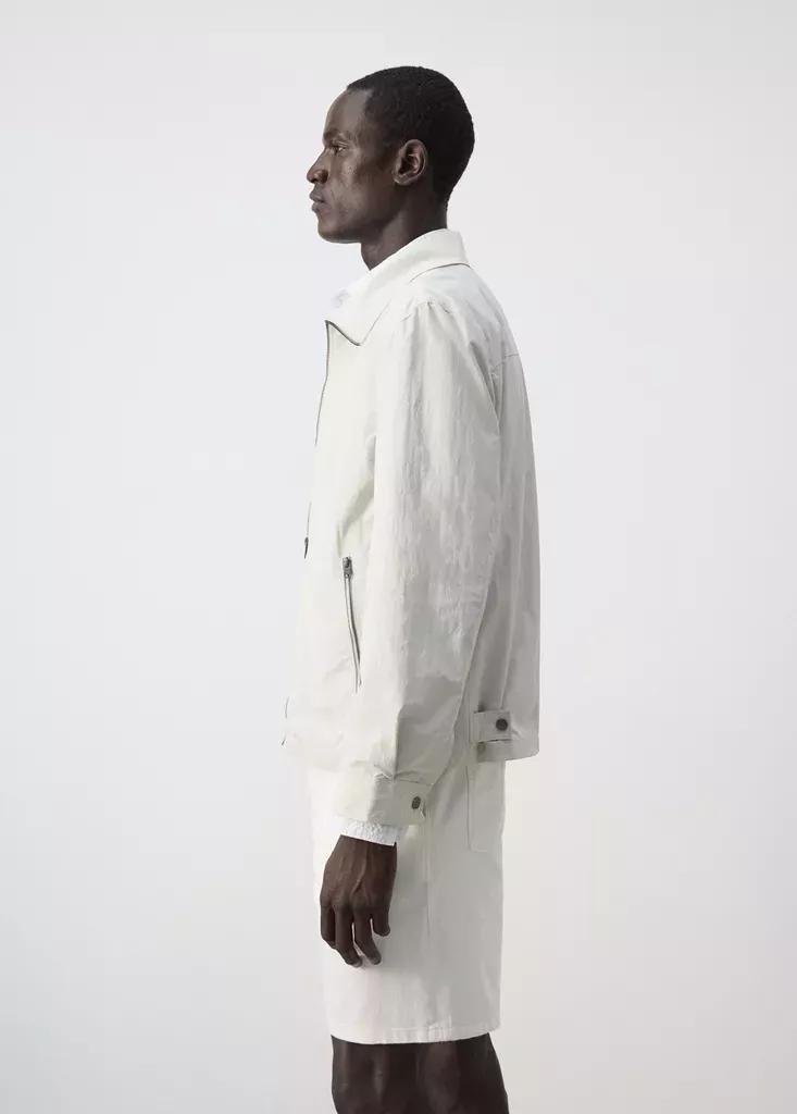 Beige Water-Repellent Jacket With Pockets, , large image number 5