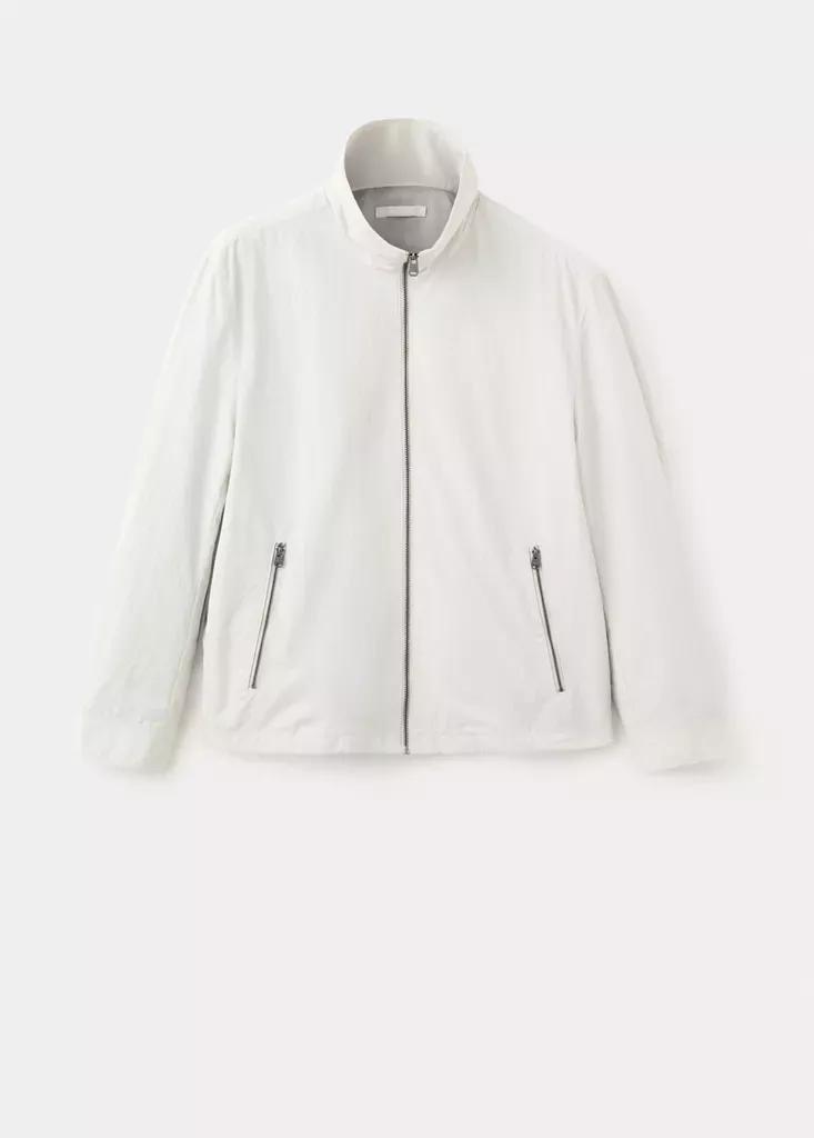 Beige Water-Repellent Jacket With Pockets, , large image number 6