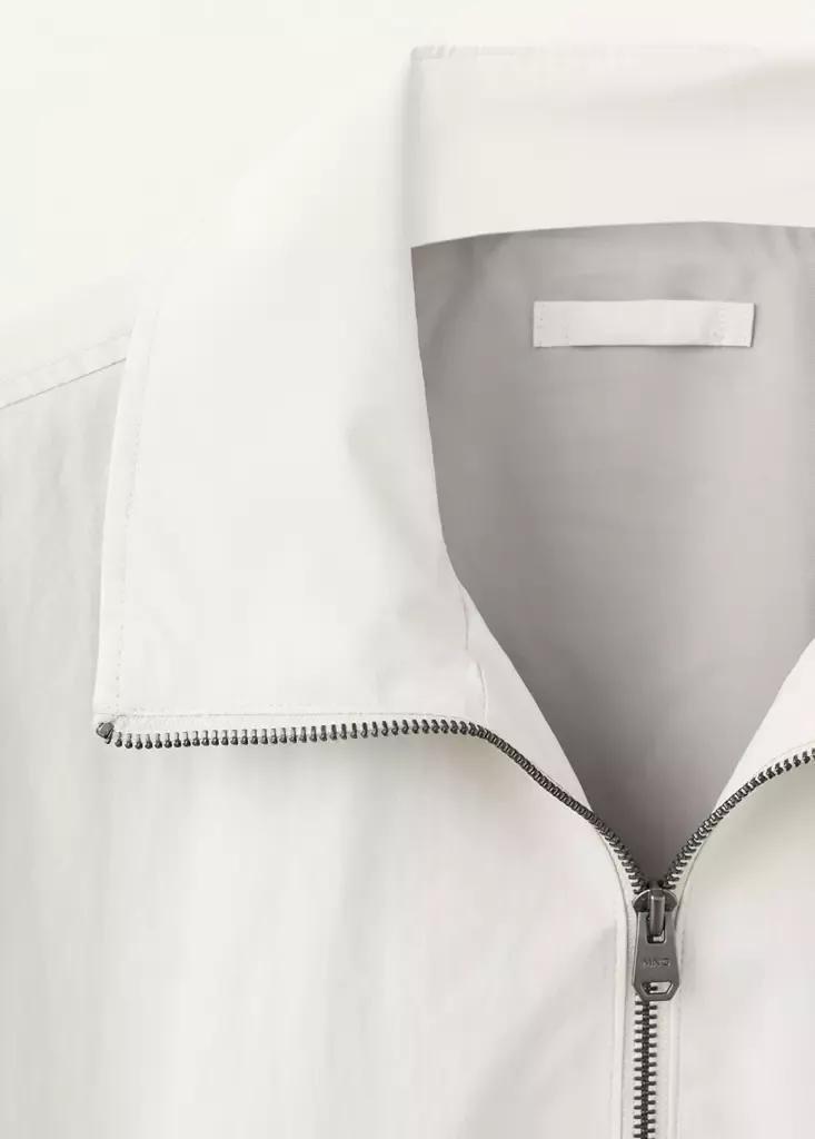 Beige Water-Repellent Jacket With Pockets, , large image number 7