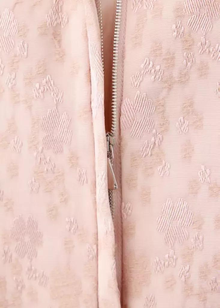 Pink Jacquard Corset Top, , medium