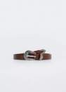 Mango - brown Engraved buckle belt