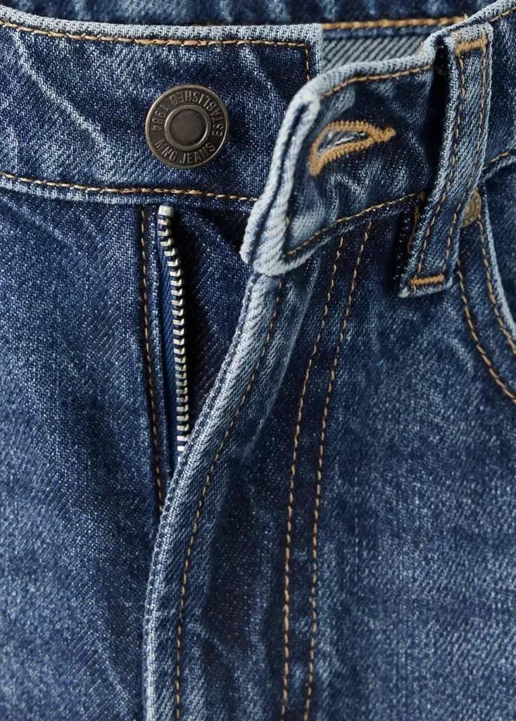 Blue Mid-Rise Flared Jeans, Open Blue, large image number 4