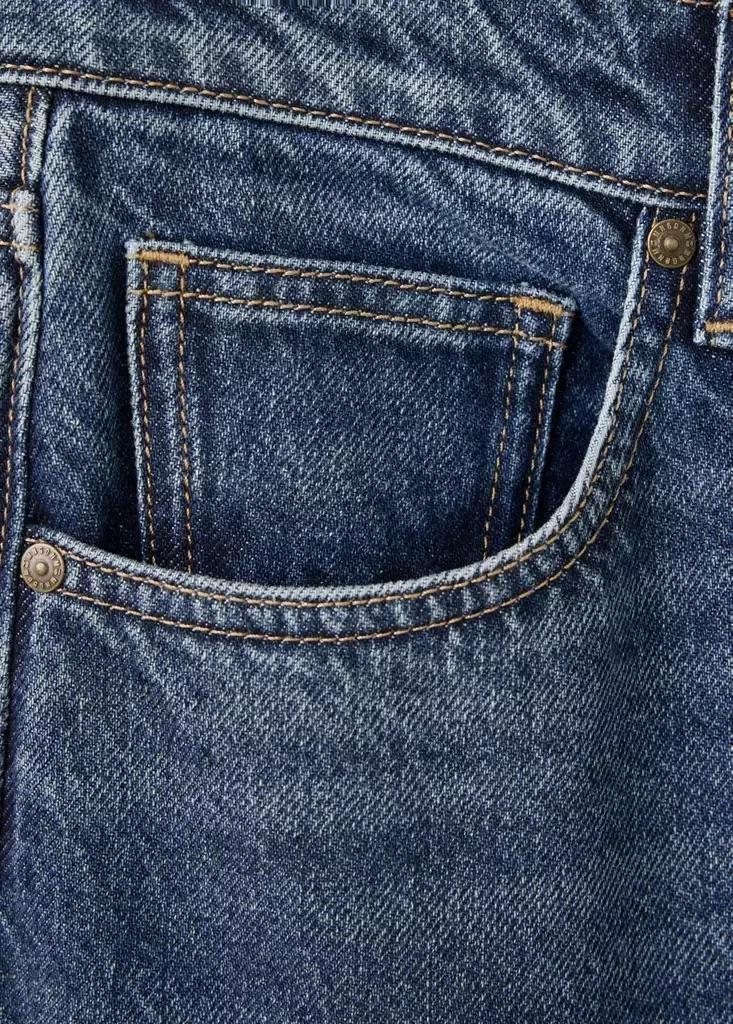 Blue Mid-Rise Flared Jeans, Open Blue, large image number 5