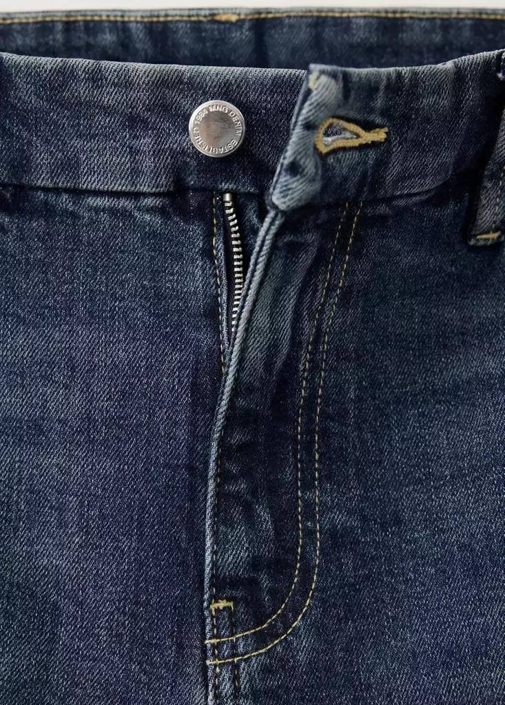 Blue High-Waist Flared Jeans, Open Blue, large image number 6
