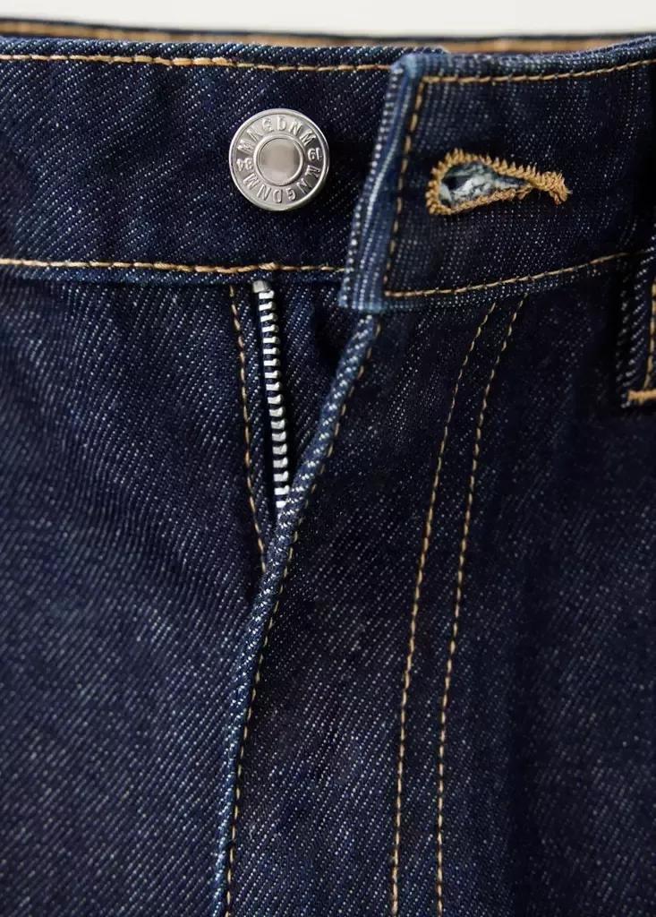Blue Danila High-Waisted Wide Leg Jeans, Open Blue, large image number 8