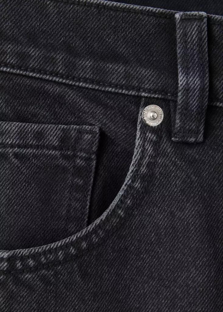 Black Balloon Seam Jeans, Open Grey, large image number 6