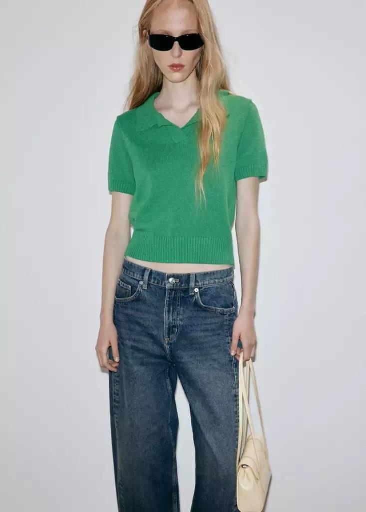 Blue Balloon Seam Jeans, Open Blue, large image number 3