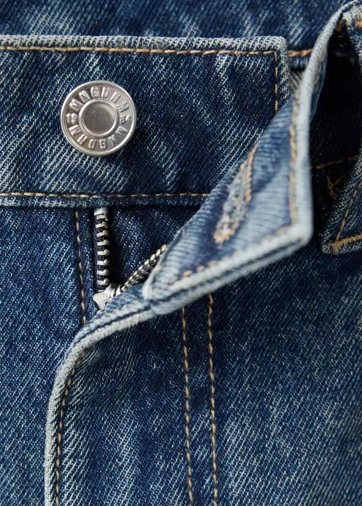 Blue Balloon Seam Jeans, Open Blue, large image number 5
