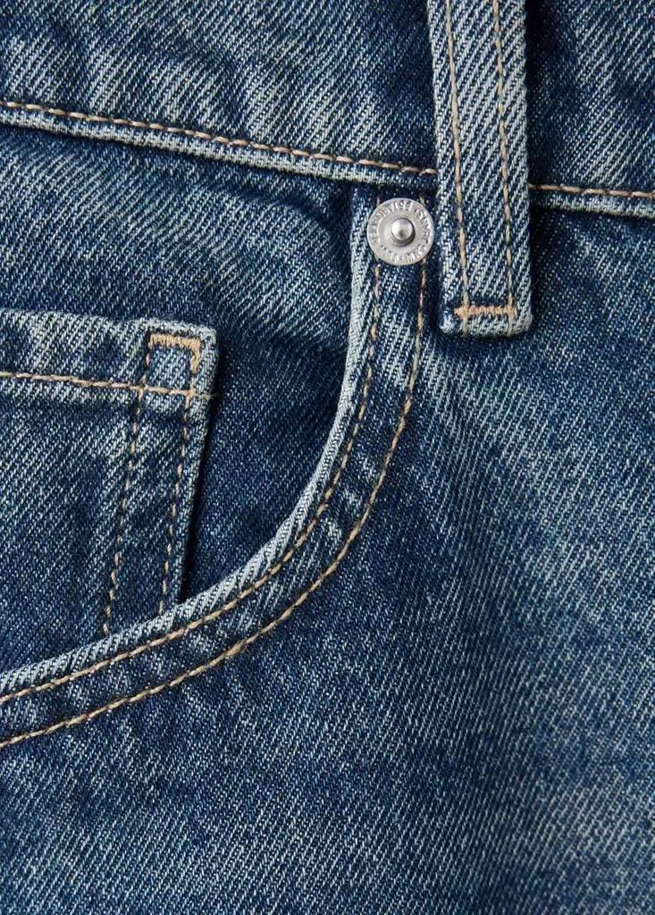 Blue Balloon Seam Jeans, Open Blue, large image number 6