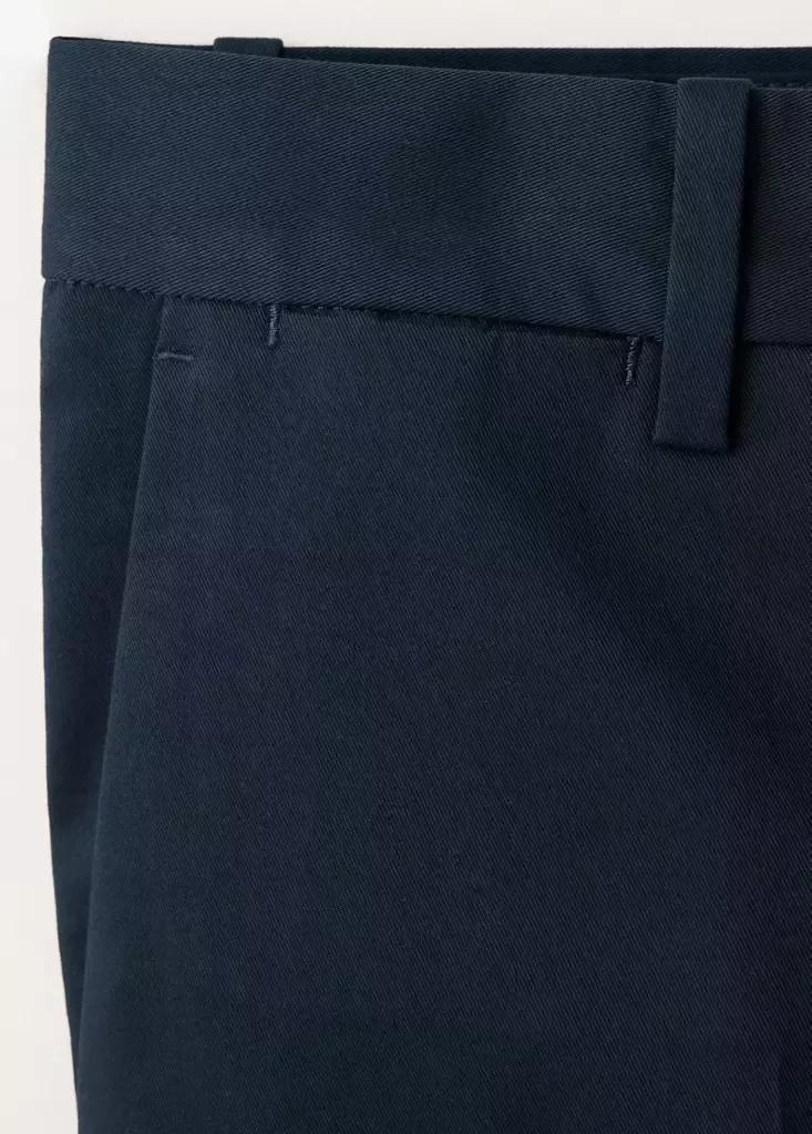 Navy Dublino Slim-Fit Chino Trousers, Navy, large image number 7