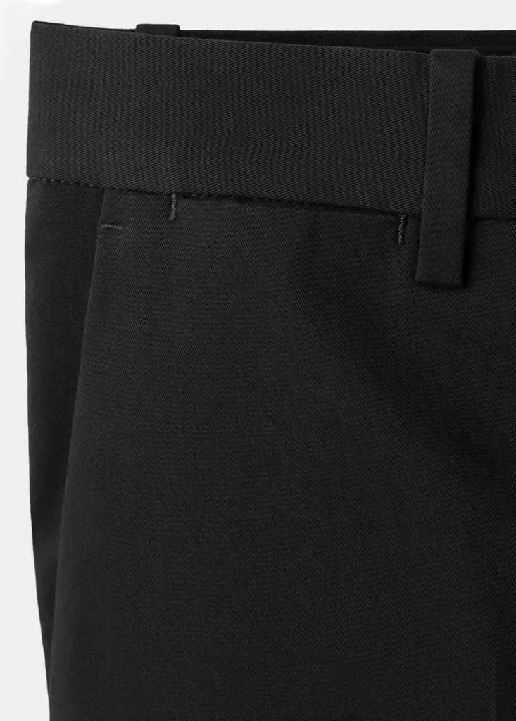 Black Dublino Slim-Fit Chino Trousers, Black, large image number 8