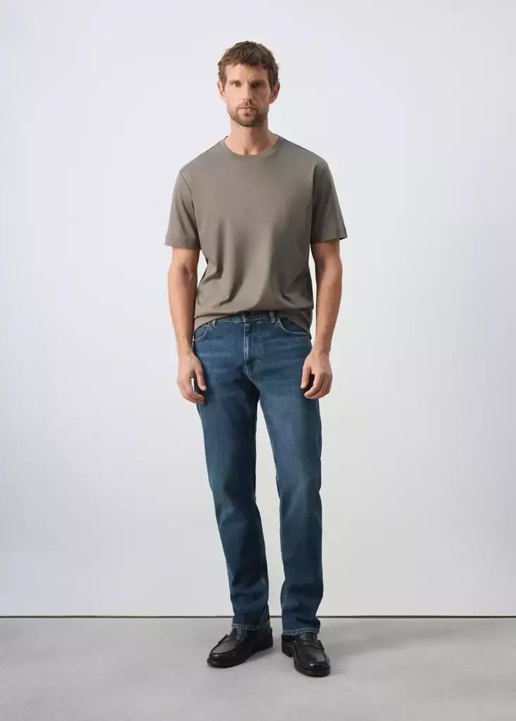Grey Extra Soft Cotton Regular Fit T-Shirt, Medium Grey, large image number 0