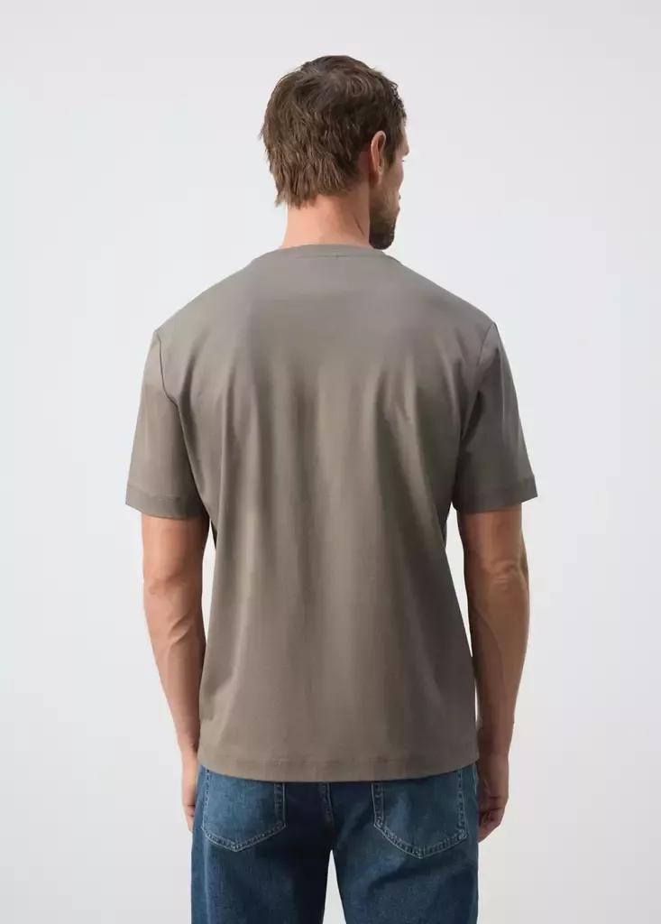 Grey Extra Soft Cotton Regular Fit T-Shirt, Medium Grey, medium