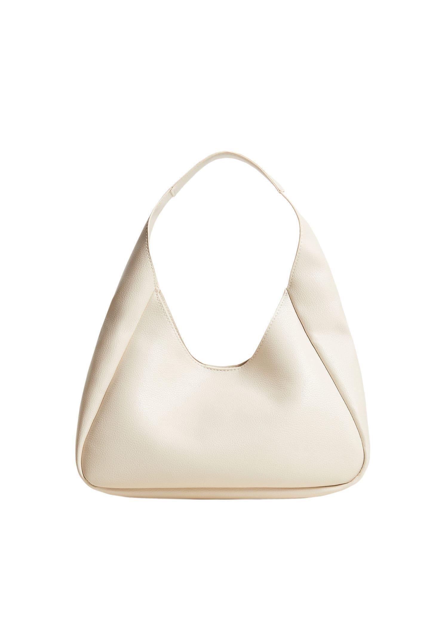 White Faux-Leather Bag, , large image number 0