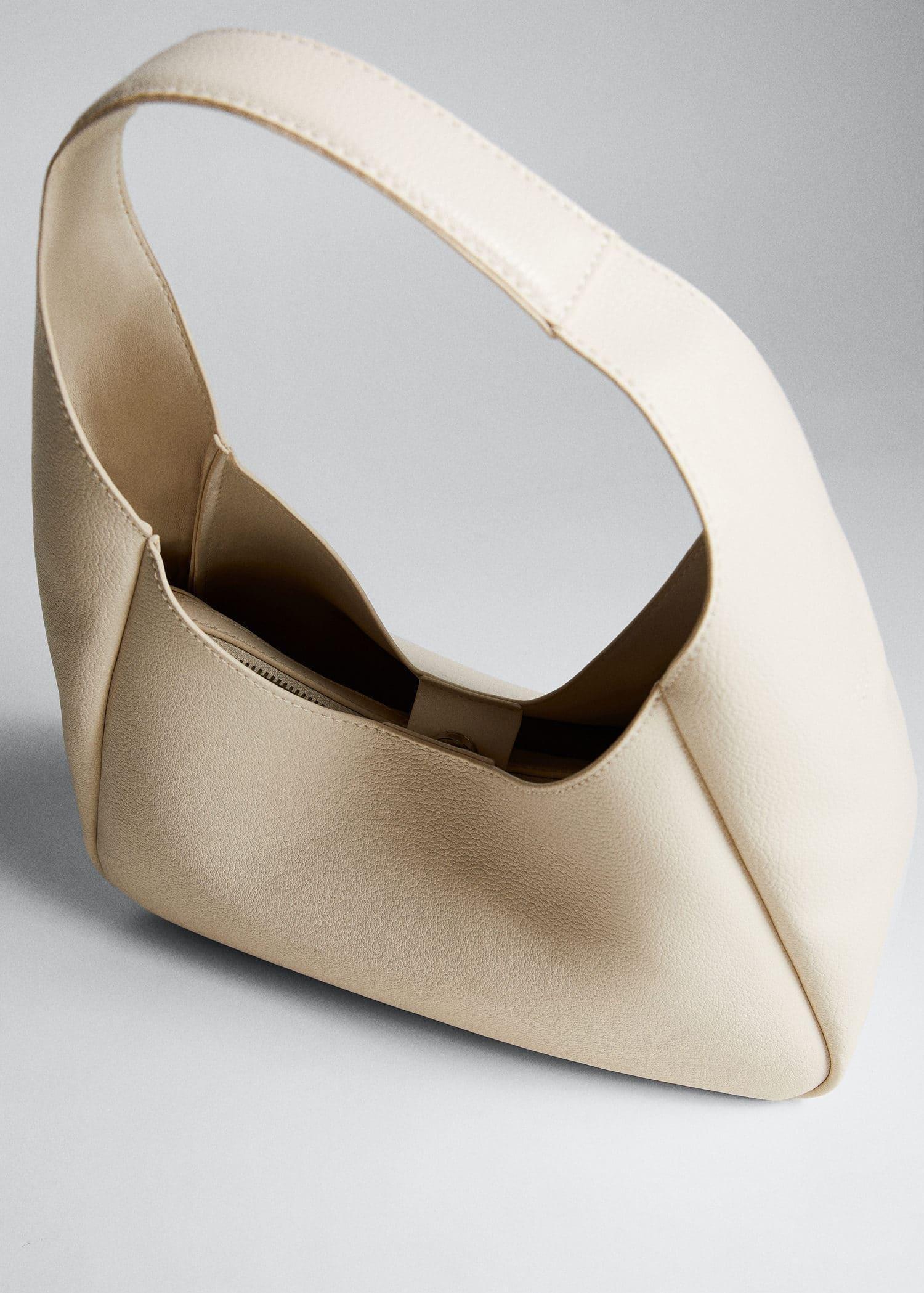 White Faux-Leather Bag, , large image number 4