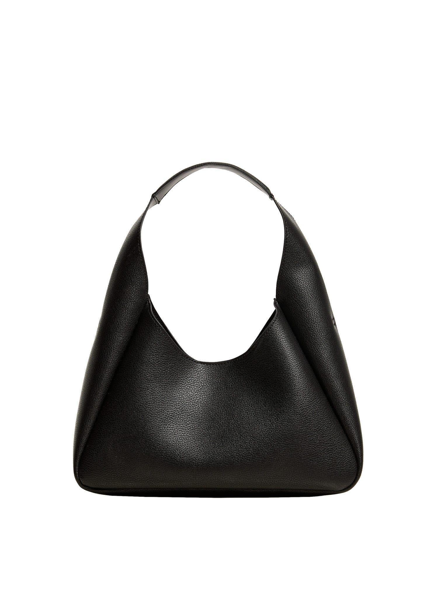 Black Faux-Leather Bag, , large image number 0