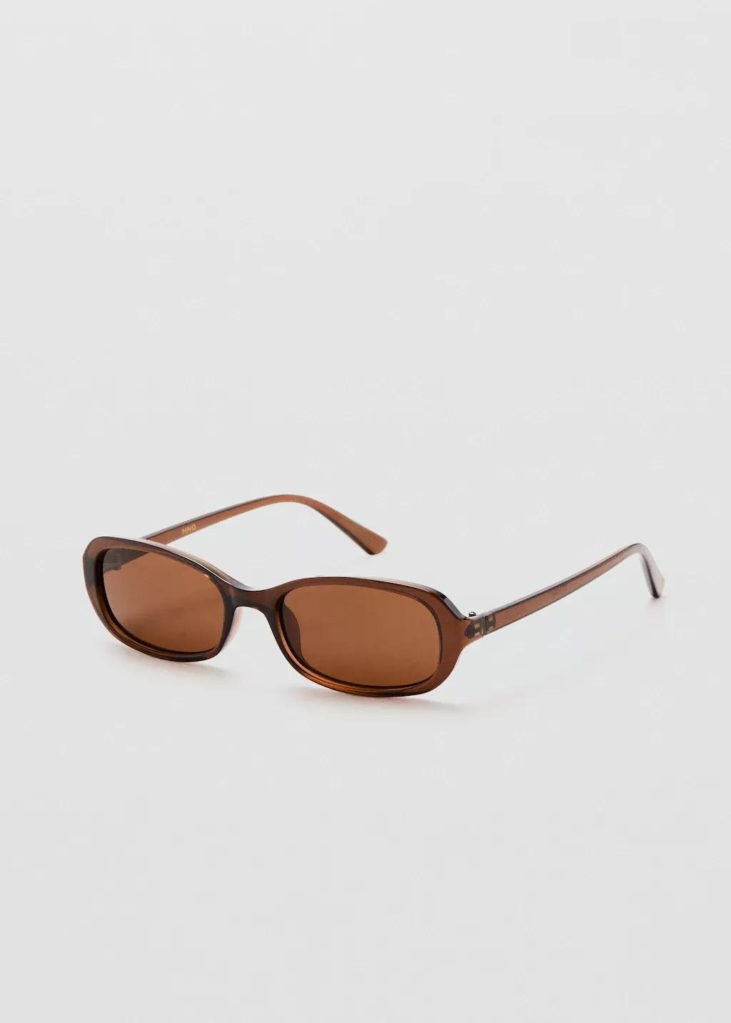 BROWN Resin frame sunglasses, Brown, large image number 0