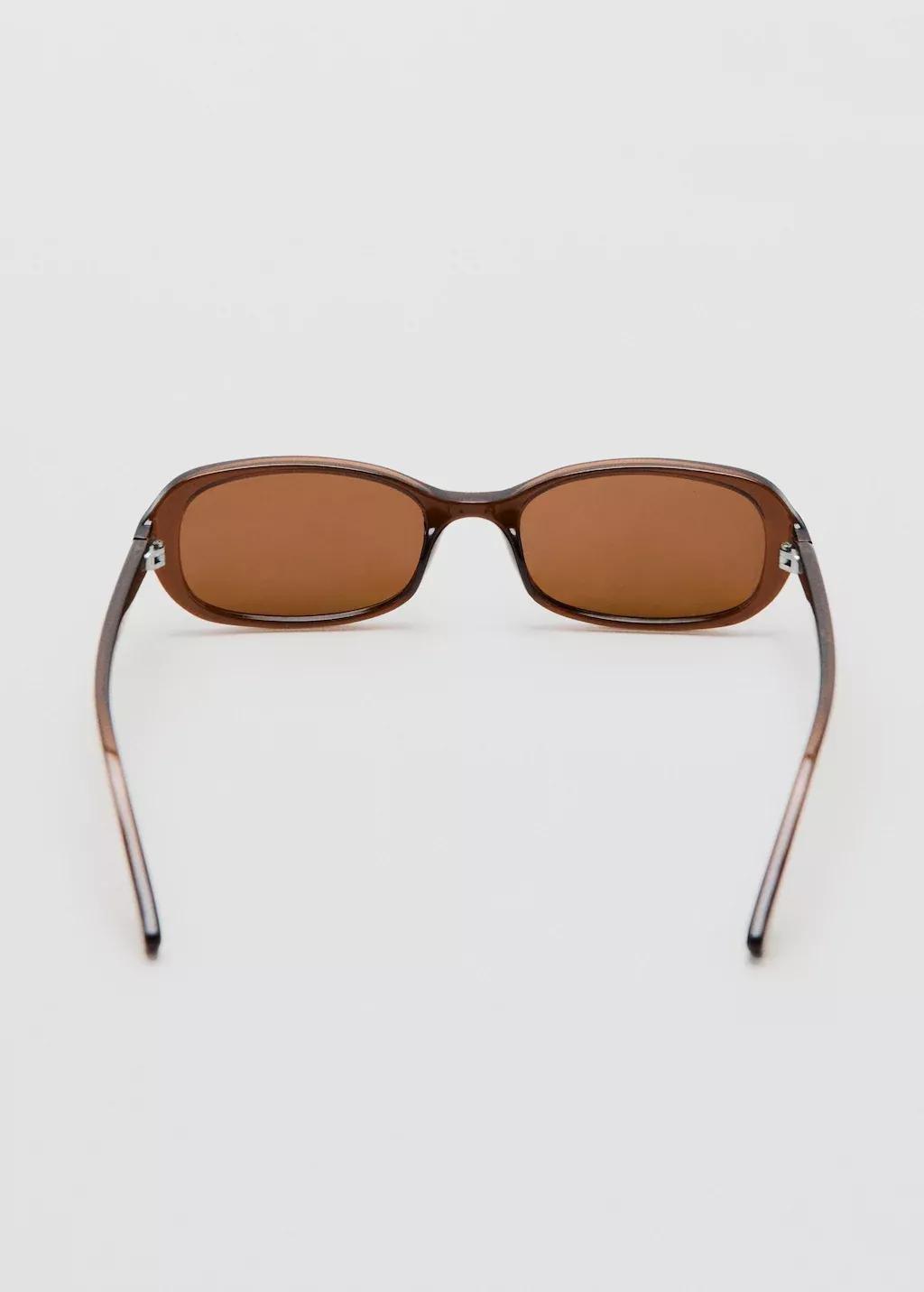 BROWN Resin frame sunglasses, Brown, large image number 1