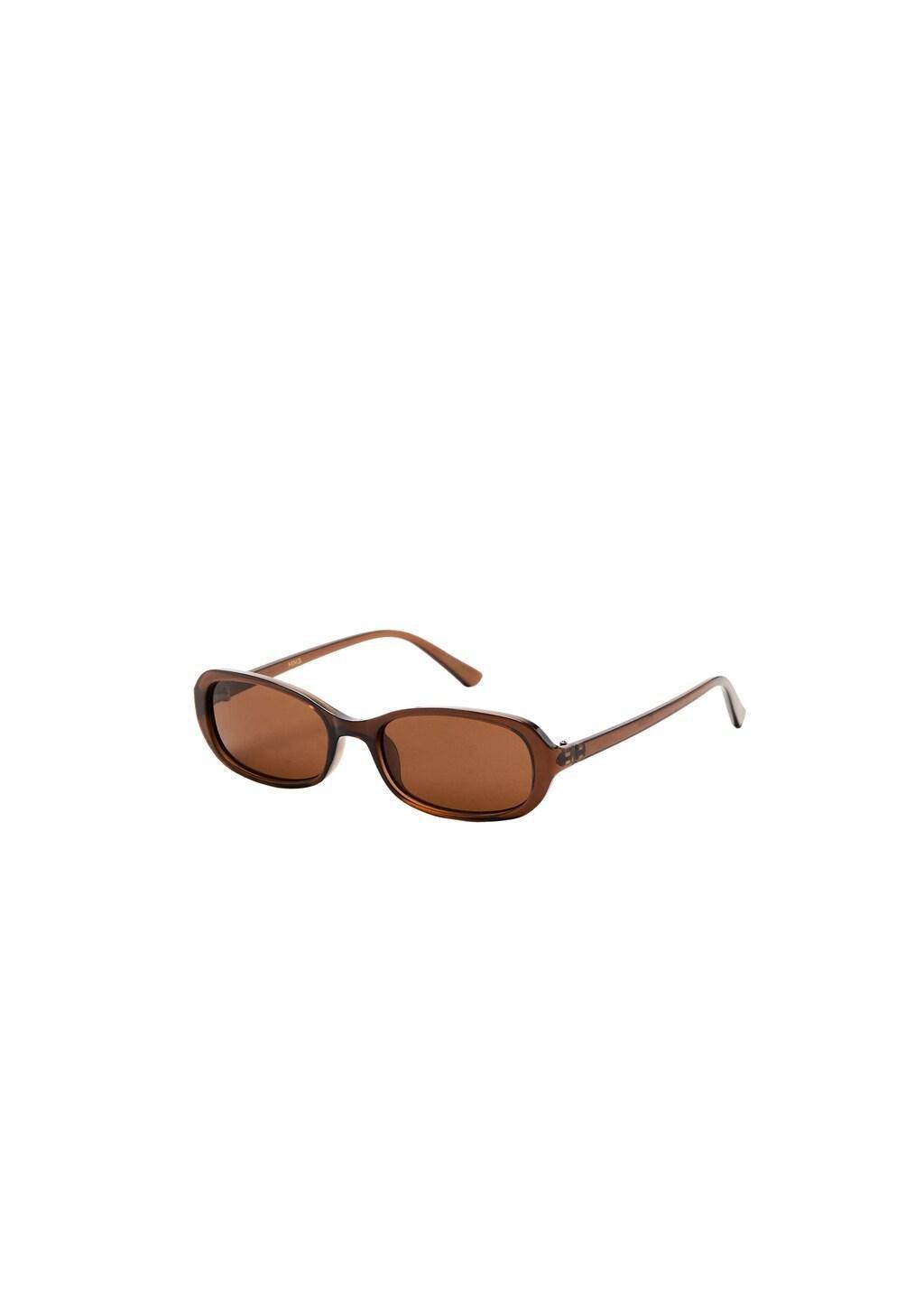 BROWN Resin frame sunglasses, Brown, large image number 2