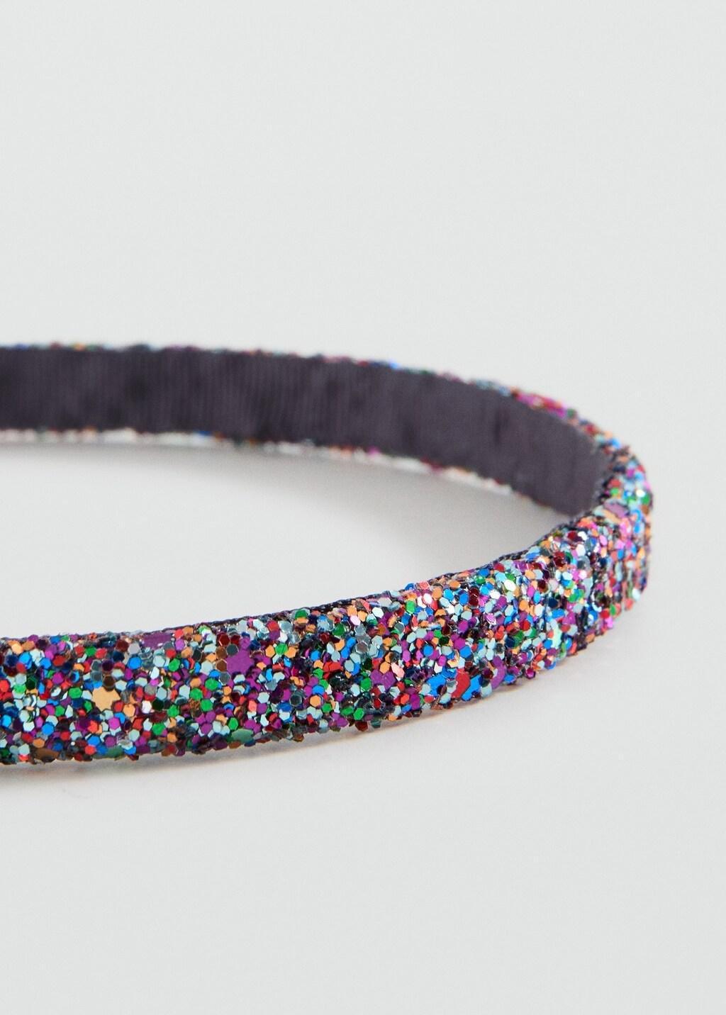 Pink Glitter Headband, Kids Girls, Pink, large image number 0