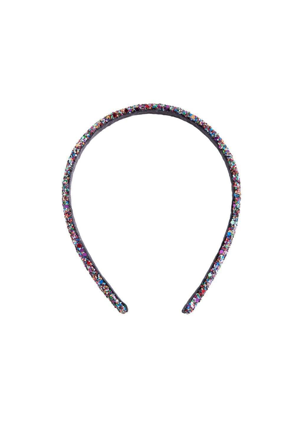 Pink Glitter Headband, Kids Girls, Pink, medium