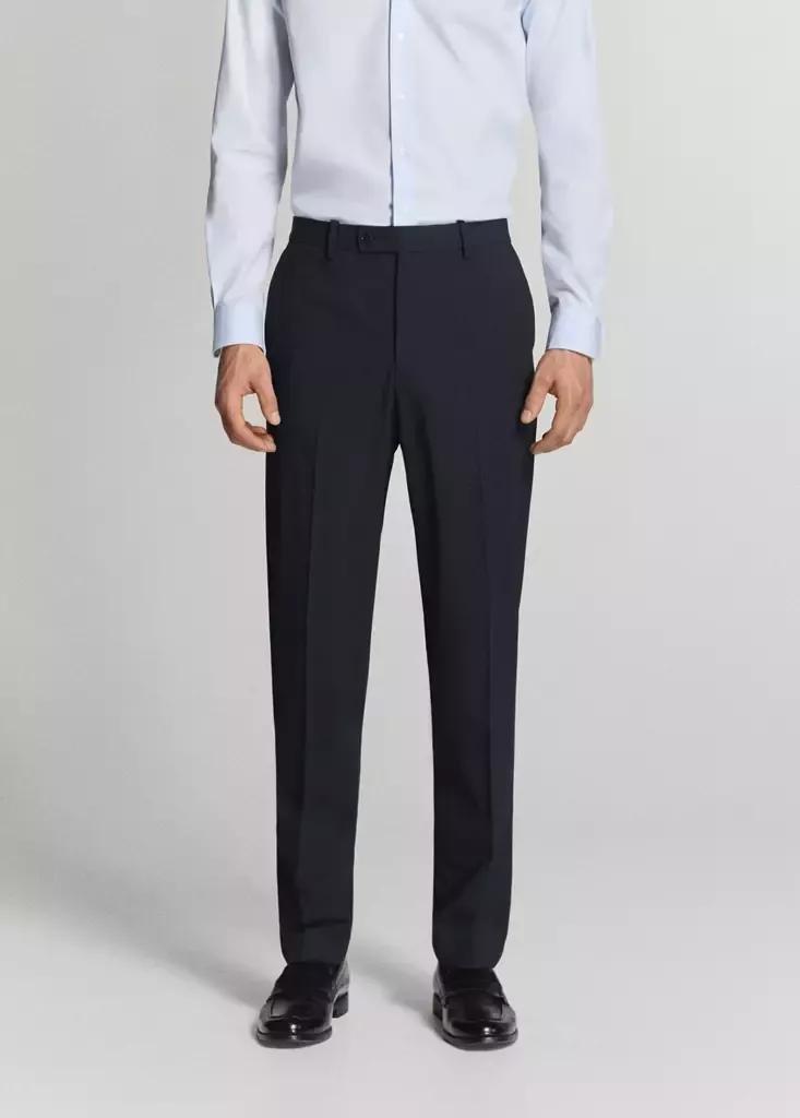 Blue London Regular-Fit Trousers, Navy, large image number 0