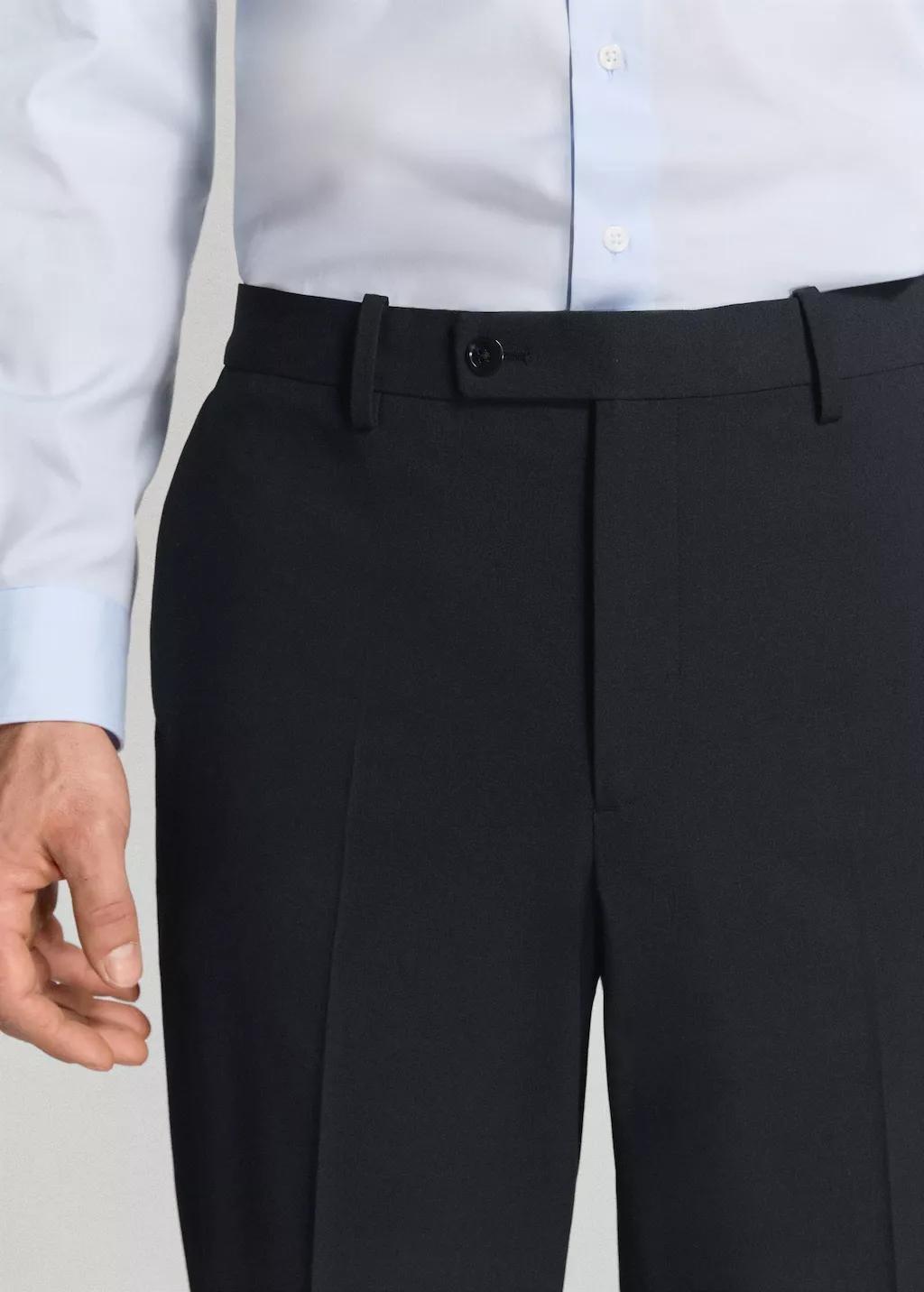 Blue London Regular-Fit Trousers, Navy, large image number 3