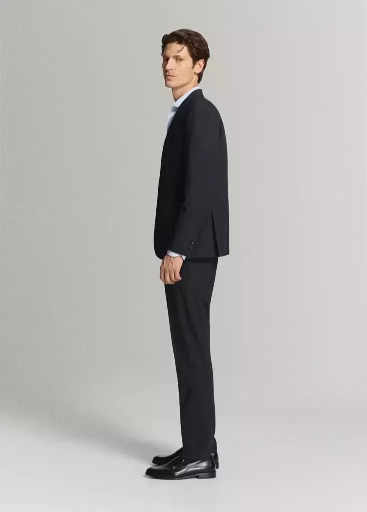 Blue London Regular-Fit Trousers, Navy, large image number 5