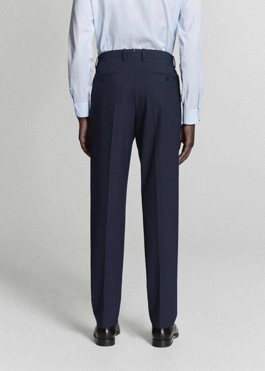 Navy Milan Slim Fit Suit Trousers, Navy, medium