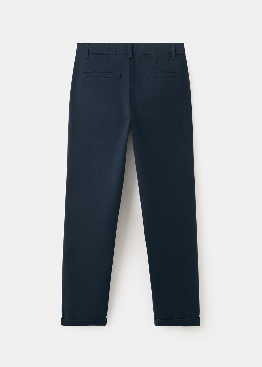 NAVY Chino trousers with turn-up hem, Kids Boy, Navy, large image number 2